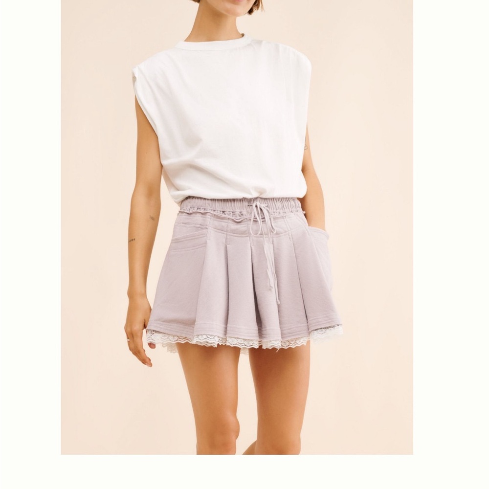 Anthropologie White Muscle Tee